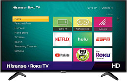 Hisense 43" H4 Series LED Roku Smart TV with Alexa Compatibility | Ace Rent to Own