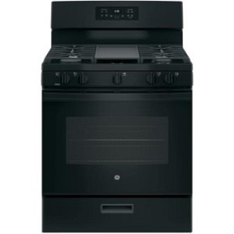 GE 30in Gas Range - Black | Ace Rent to Own