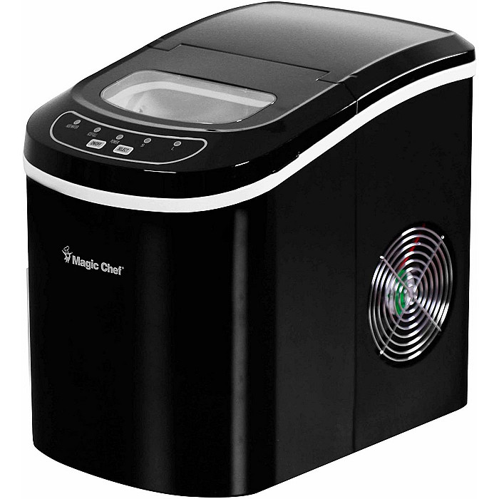 Magic Chef MCIM22B Portable Home Countertop Ice Maker with