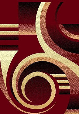 5 X 8 MODERNO 19 BURGUNDY RUG | Ace Rent to Own