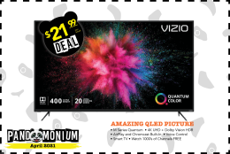 PANDAMONIUM - 65" VISIO QLED TV | Ace Rent to Own