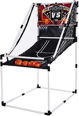 LANCASTER 2 PLAYER JUNIOR INDOOR ARCADE BASKETBALL DUAL HOOP | Ace Rent to Own