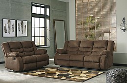 Tulen Reclining Sofa & Reclining Loveseat | Ace Rent to Own