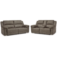 Laresview DBL Rec Sofa and Loveseat