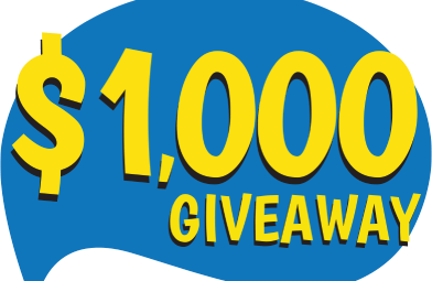 $1000 giveaway