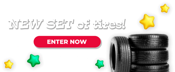 Enter to win a NEW SET of tires! Drawing will be January 6th!